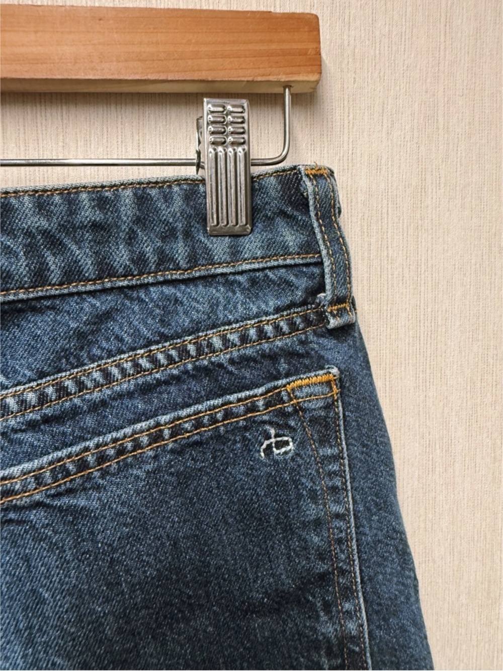 RAG & BONE Dre Low-Rise Denim Shorts, Size 25 - Picture 6 of 10